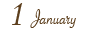 1月
